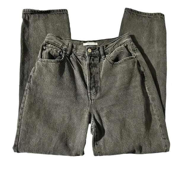 PacSun Denim - Pacsun women's black dad jean size 27, distressed